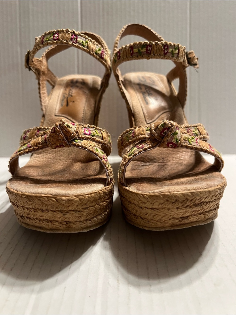 SBICCA Vintage Collection Women’s Sydney Floral Wedge Sandal